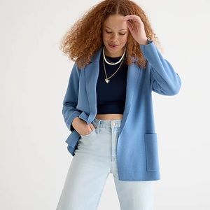 NWT Eloise sweater blazer in courier blue